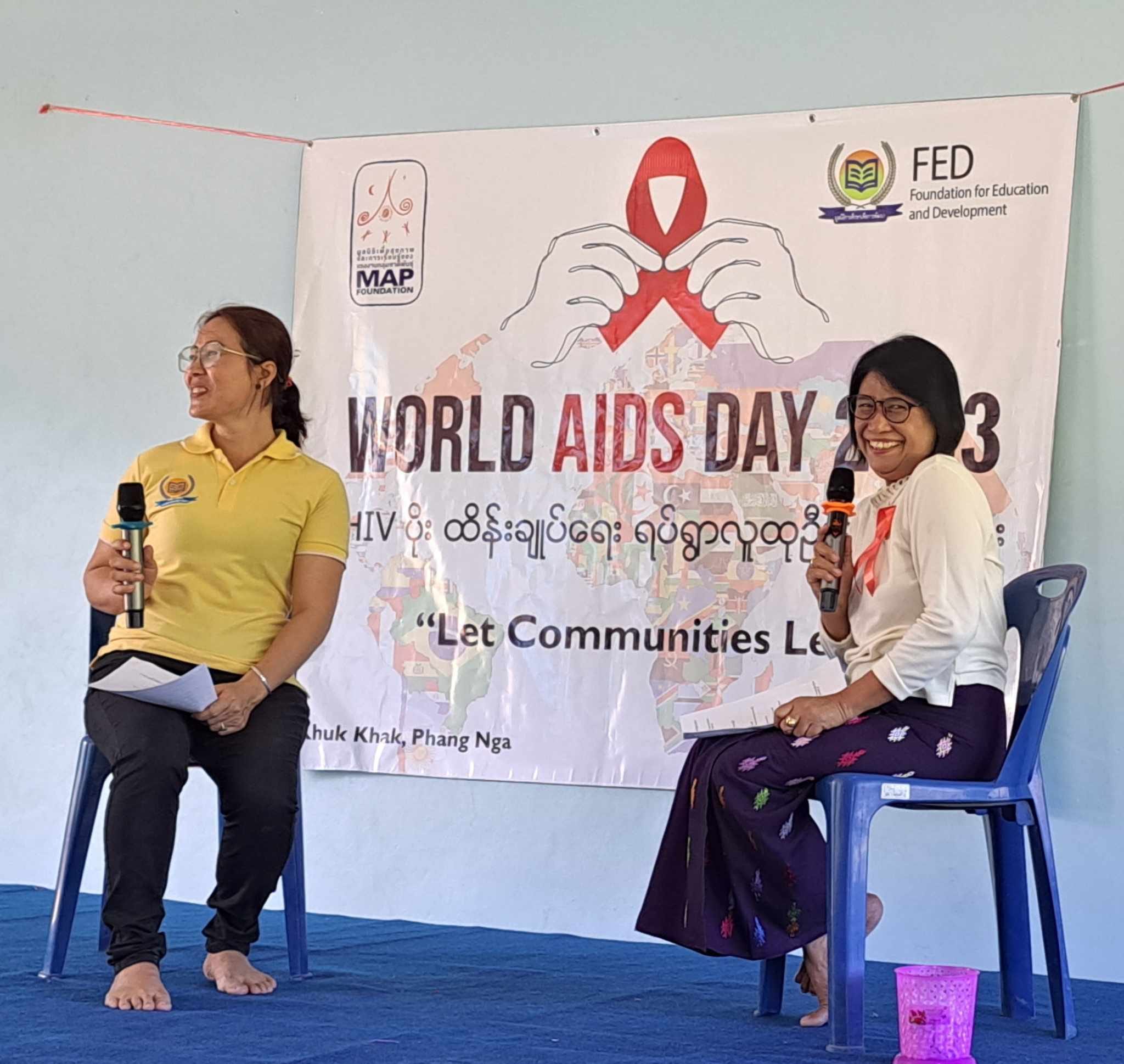 World AIDS Day  in Phang Nga  on 4 Dec 2023